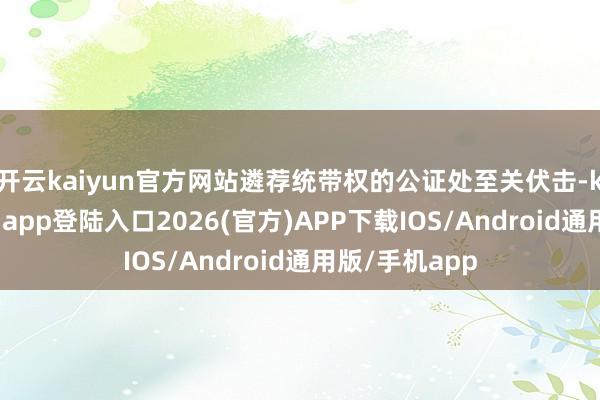 开云kaiyun官方网站遴荐统带权的公证处至关伏击-kai云体育网页app登陆入口2026(官方)APP下载IOS/Android通用版/手机app